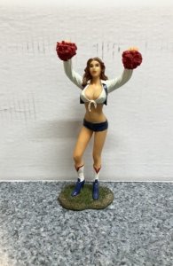 Cheerleader Resin Statue (loose) 10 inches tall