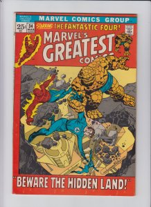 Marvel's Greatest Comics #34 - Fantastic Four, Stan Lee, Jack Kirby (8.0) 1972
