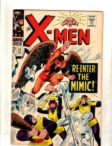 (Uncanny) X-Men # 27 VF/NM Marvel Comic Book Angel Beast Cyclops Jean Grey JF15