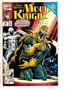 Lot Of 10 Moon Knight Marvel Comic Books # 31 32 33 34 35 36 37 38 39 40 CR41