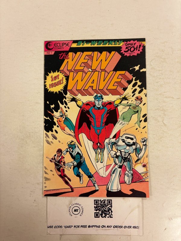 New Wave #1 VF Eclipse Comic Books Deming newell Weeks 31 HH108