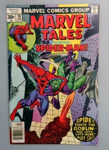 MARVEL TALES #78 VF+ Reprints Amazing Spider-Man 97 Marvel 1977 SN1