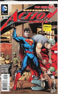 Action Comics #8 Variant Cover (2012) Superman