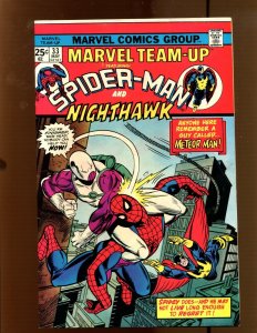 Marvel Team Up #33 - Spider Man & Nighthawk! (6.5) 1975