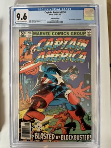 Captain America #258 CGC 9.6  - Newsstand Edition - 1st app Blockbuster (1981)