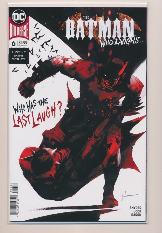 The Batman Who Laughs #6 Main Cover DC Comics 2019 NM