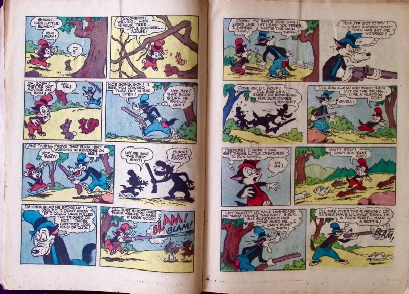 WALT DISNEY’S COMICS AND STORIES Issue 193 - Volume 17 # 1 — 1956 Dell — Good
