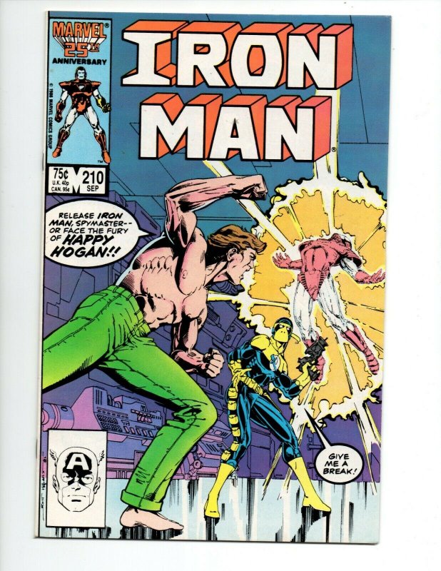 Iron Man 2PC Set #209-210 - Direct Edition (VF/NM) 1986