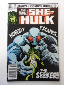 The Savage She-Hulk #21 (1981) VG/FN Condition! rust on staples
