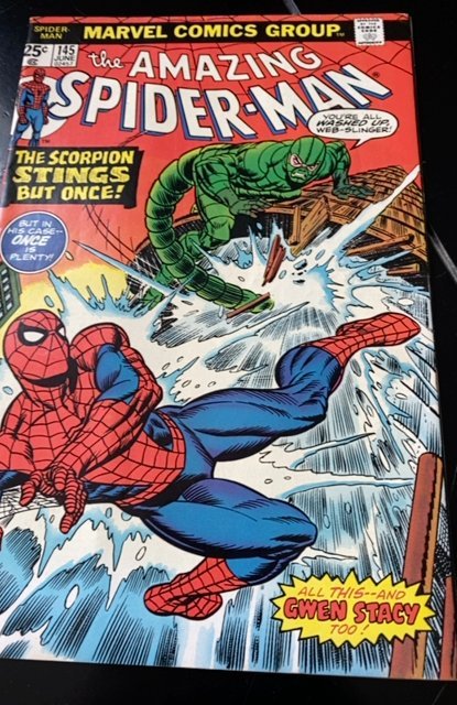 The Amazing Spider-Man #145 (1975)with the scorpian