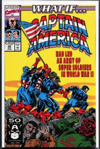 What if...? #28 Direct Edition (1991) Captain America
