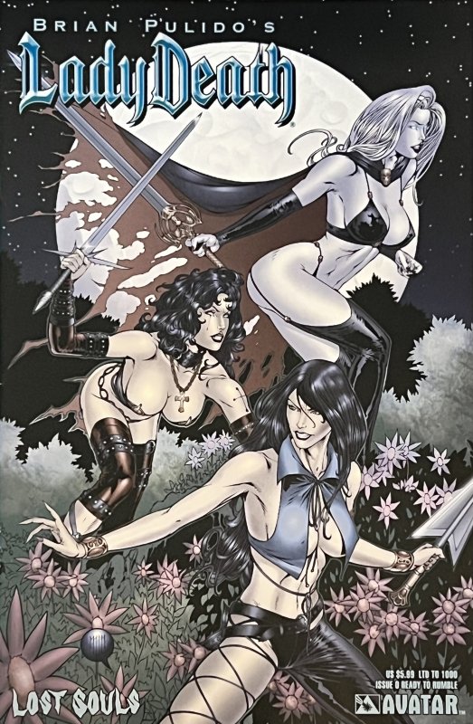 Lady Death: Lost Souls #0 Ready to Rumble Variant (2005) Ltd to 1000