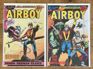 Airboy #1,4 Eclipse Comics Chuck Dixon Timothy Truman NM Lot