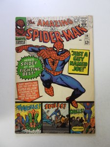 The Amazing Spider-Man #38 (1966) GD condition piece missing ad page