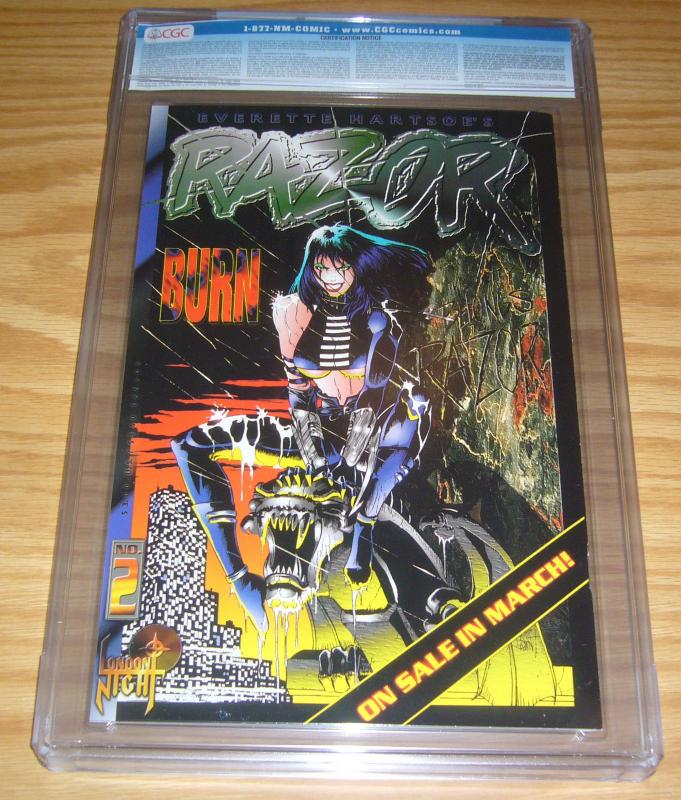 Razor: the Commemorative Edition CGC 9.4 signed everette hartsoe w/ COA (3,000)