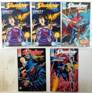 The Shadow Strikes Lot of 5 #3 x2, 4, 9, 15 1989 DC Comics 1st Print Comic Books