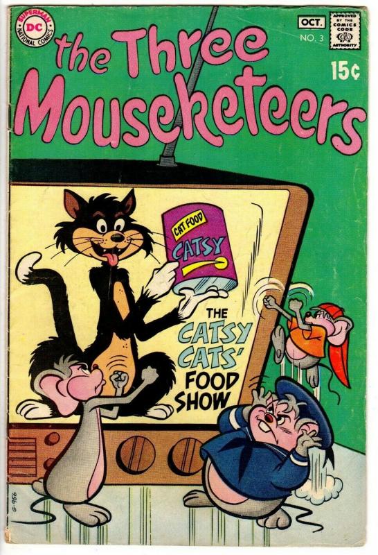 THREE MOUSEKETEERS 3, VG  Sept/Oct 1970  (Second Series