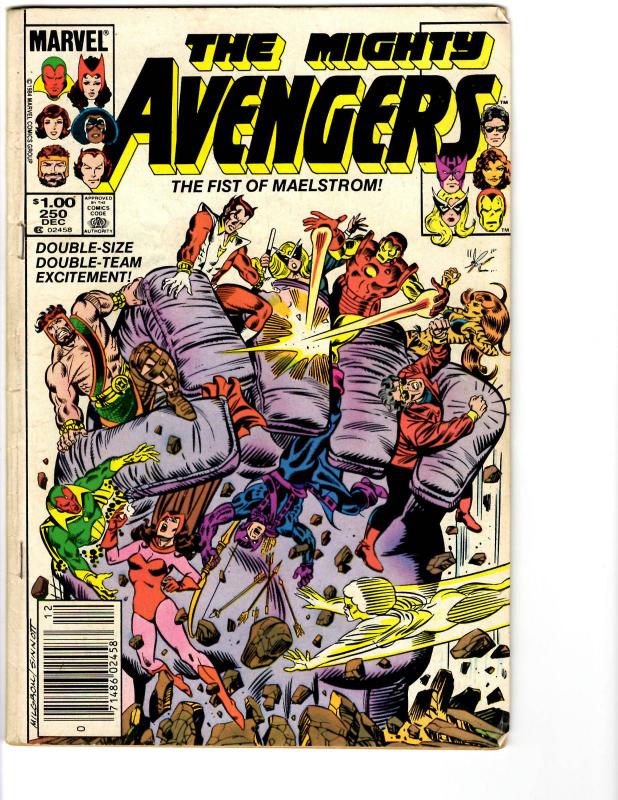 7 The Mighty Avengers Marvel Comic Books # 246 247 248 249 250 251 252 Thor BH6