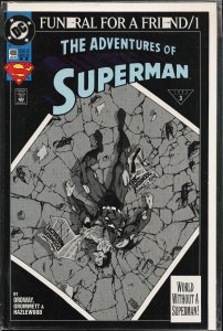 Adventures of Superman #498 (1993) Superman