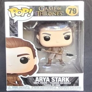 Funko Pop - Arya Stark #79 Game of Thrones with Double Sided Spear & Stacks Case