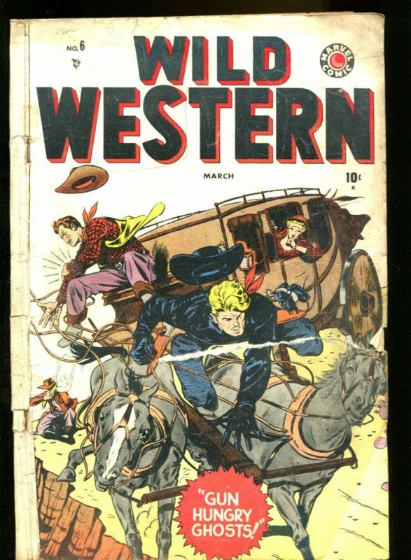 WILD WESTERN #6-MARVEL-TWO-GUN KID/BLAZE CARSON-COOL G-