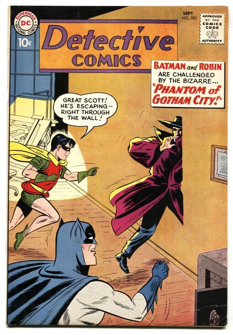 Detective Comics #283 Silver-Age comic book 1960- Batman VF- | Comic Books  - Silver Age, DC Comics, Batman, Superhero / HipComic, image size:742x1066