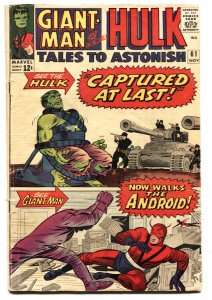 Tales To Astonish #61 -- comic book -- hulk -- giant-man -- 1964 -- VG