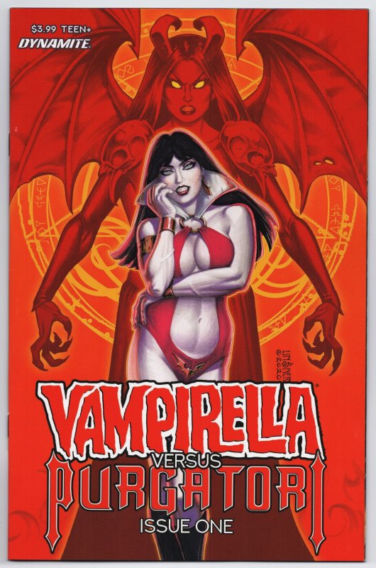 Vampirella vs Purgatori #1 Cover C Linsner (Dynamite, 2021) VF/NM [ITC910]