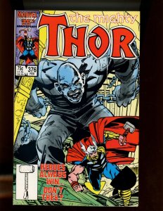 Thor #376 - Walter Simonson Cover Art. (9.2 OB) 1986