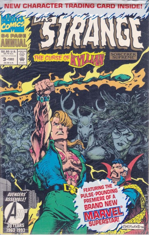 Doctor Strange: Sorcerer Supreme Annual #3 (with card) VF/NM ; Marvel | 1st Appe