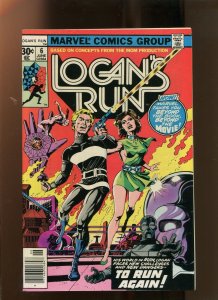 LOGANS RUN #6 (9.2) AFTERMATH! 1977