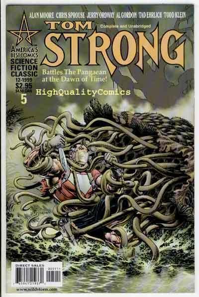 TOM STRONG #5, NM+, Alan Moore,Chirs Sprouse, America , 1999