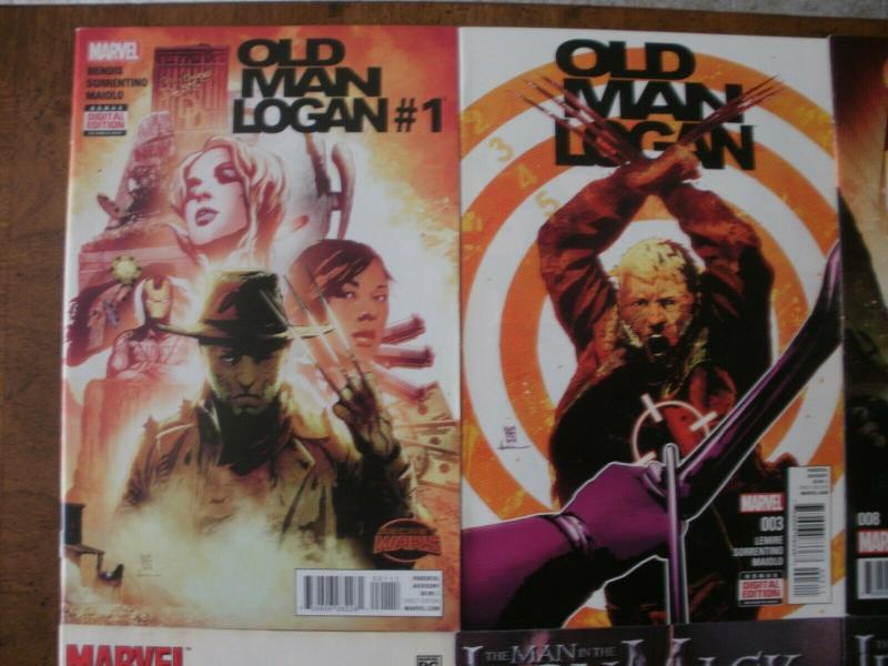 6 MARVEL Comic Book: OLD MAN LOGAN #1 3 8 MANGAVERSE #6 MAN IN IRON MASK #1 2