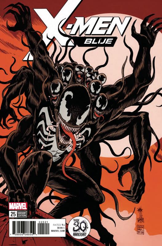 X-Men Blue #25 Venom 30th Anniv Variant (Marvel, 2018) NM