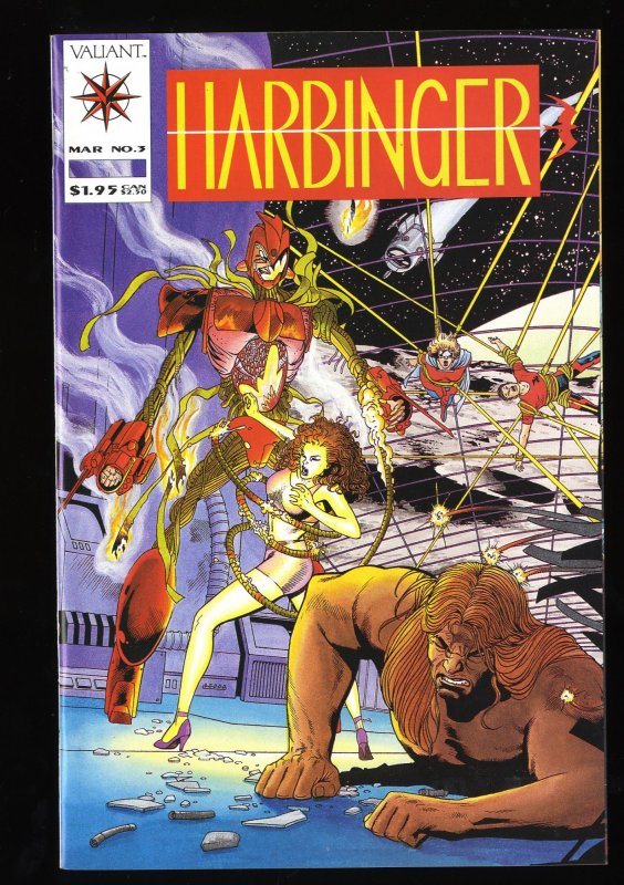 Harbinger #3 NM 9.4 Coupon Intact!