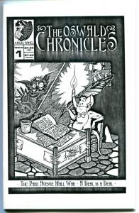 OSWALD CHRONICLES #1, NM, Ashcan size, 1997, Park Ave. Mall War, Jose Calderon