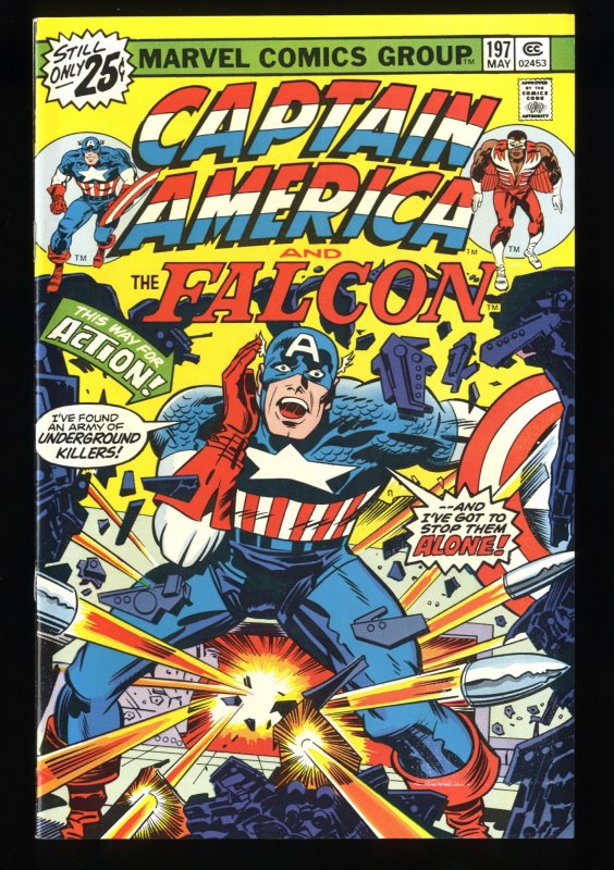 Captain America #197 VF- 7.5