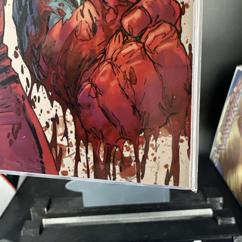 Invincible #1 Omni man Virgin Battle Damage Image Variant Comic Book