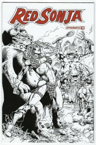 Red Sonja # 23 Castro 1:11 B&W Variant Dynamite NM