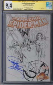 Amazing Spider-man Vol # 4 Issue # 1 CGC 9.4 J Scott Campbell Sketch Edition