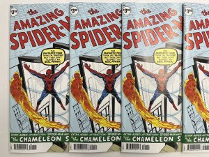 AMAZING SPIDER-MAN 1 (5x COPIES) FACSIMILE EDITION 2022 IN-HAND NM PROSHIPPER