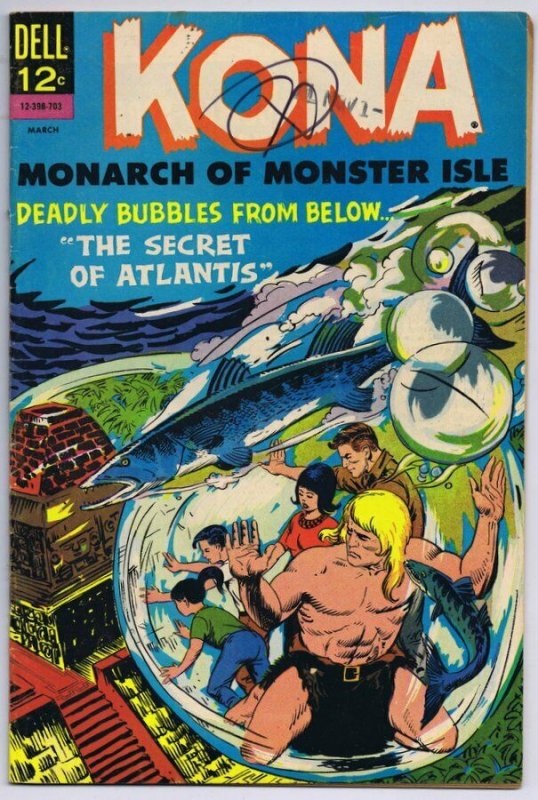 Kona #21 ORIGINAL Vintage 1967 Dell Comics 