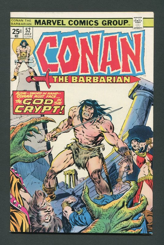 Conan The Barbarian #52  /  9.2 NM - 9.4 NM /  July 1975