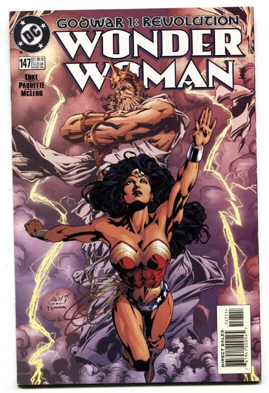 WONDER WOMAN #147 DC comic book Iconic cover-VF/NM