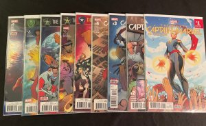 THE MIGHTY CAPTAIN MARVEL #1, 2, 3, 4, 5, 6, 7, 8, 9 VFNM Condition