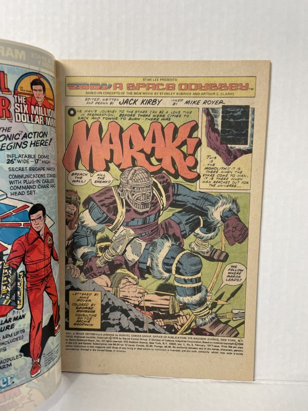 2001, A Space Odyssey #3 (1977) VF+