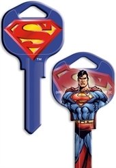 Superman Kwikset Key Fits most Kwikset Locks KW1/KW10/KW11