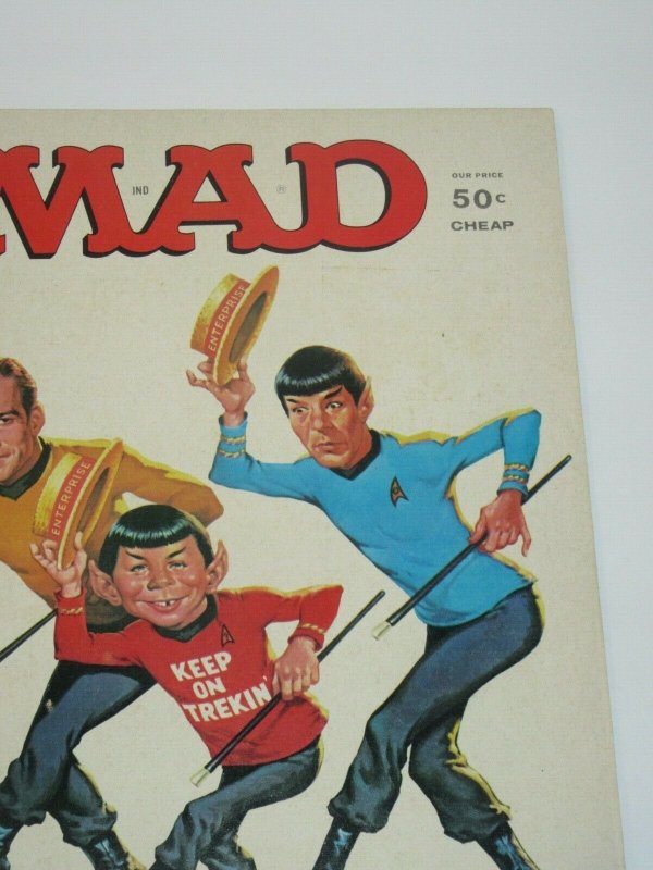 Mad Magazine #124 Star Trek Cover October 1976 EC Publications VF