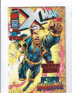 6 X-Man Marvel Comic Books #31 32 33 34 + Annual # 96' & -1 Flashback X-Men J205