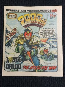 1982 March 20 2000 A.D. JUDGE DREDD #256 VG/FN 5.0 The Apocalypse War Cover